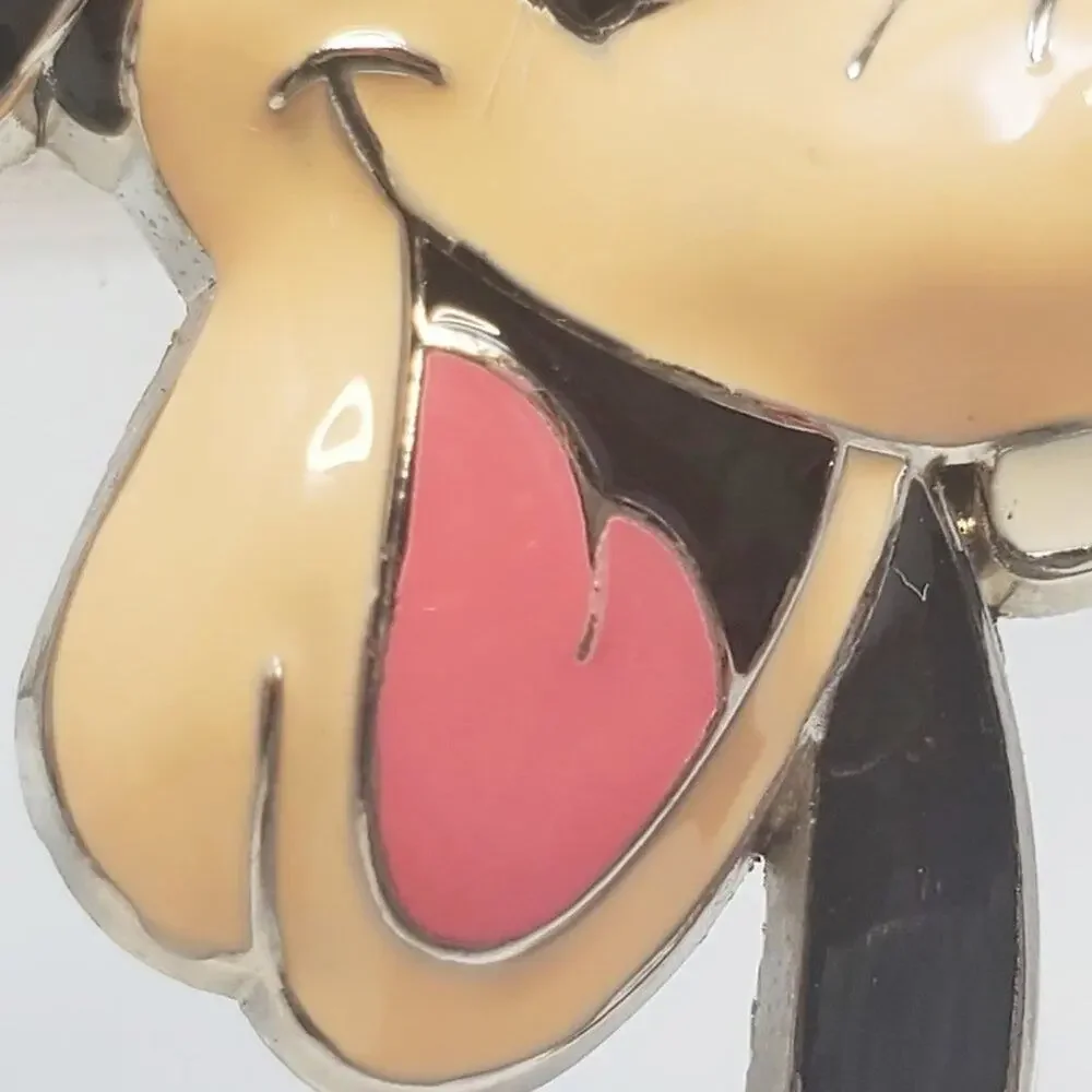 Disney Goofy 3-D Enamel Green Hat Keychain